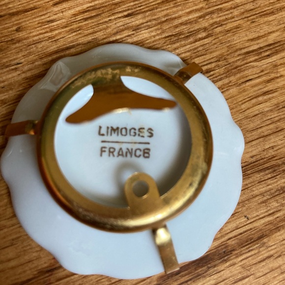 Limoge France miniature plate with stand - Picture 7 of 8